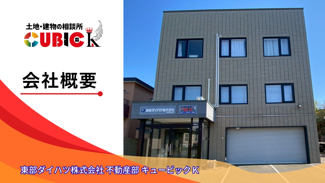 釧路「東部ダイハツ株式会社 不動産部 キュービックK」会社概要